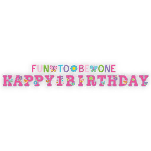Picture of SWEET 1ST BIRTHDAY GIRL BANNER